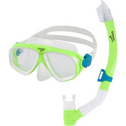 Speedo Adventure Μάσκα Θαλάσσης με Αναπνευστήρα Πράσινη