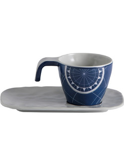 Marine Business Pacific Σετ Φλιτζάνια Espresso Μπλε 80ml 6τμχ 66006