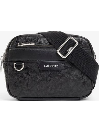 Lacoste Ανδρική Τσάντα Ώμου / Χιαστί Μαύρη 3NH5393OI-000
