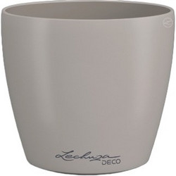 Lechuza Cachepot Deco 12 Γλάστρα Εσωτερικού Χώρου Στρογγυλή Πλαστική Καφέ 13x12cm 18871