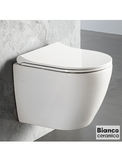 Bianco Ceramica Vito Καπάκι Λεκάνης Οβάλ από Βακελίτη Λευκό 514-9250-300