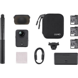 DJI Osmo 360 II Adventure Combo Action Camera 360° Υποβρύχια με WiFi και Οθόνη 2" Μαύρη