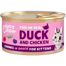 Edgard & Cooper Kitten Chunks with Duck & Chicken in Gravy 85gr