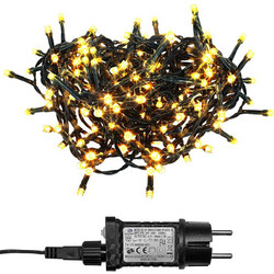 Xmasfest 510 Χριστουγεννιάτικα Λαμπάκια LED σε Σειρά Εξωτερικού Χώρου Θερμά Λευκά 28.5m 1133493