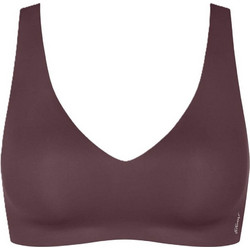 Sloggi Zero Feel 2.0 Μπουστάκι Push Up χωρίς Μπανέλα Σοκολατί 10217729