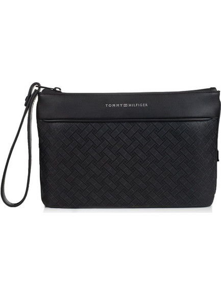 Tommy Hilfiger Ανδρική Τσάντα Χειρός Μαύρη AM0AM14826