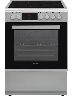 Hyundai HCVC25V-7261V/S Κουζίνα Ηλεκτρική 65lt με Κεραμικές Εστίες 60cm