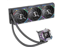 1stPlayer X-Starship 360E Black Υδρόψυξη CPU 120mm ARGB για Socket 2011 / 2066 / 2011-3 / AM4 / 1200 / 1700 / AM5 / 1851 / 115x