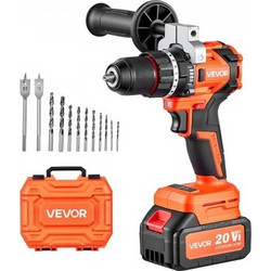 Vevor 20VCJZDC20V4HIBL9001V2 26000 Δραπανοκατσάβιδο Μπαταρίας 20V 1x4Ah