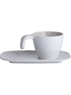 Marine Business Bone Σετ Φλιτζάνια Espresso & Ελληνικού Καφέ Λευκά 80ml 6τμχ 11016