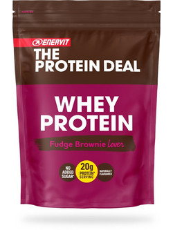 Enervit The Protein Deal Whey Fudge Brownie Πρωτεΐνη Ορού Γάλακτος Γράμμωσης 300gr