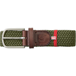 La Boucle Edinburgh Ανδρική Ζώνη Πλεκτή Πράσινη B10-100275