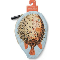 If Puffer Fish Κασετίνα Γαλάζια Μπεζ