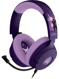 Razer Kraken V4 X Pokemon Espeon Umbreon Edition Gaming Headset Over Ear Purple