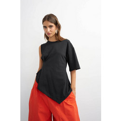 Topshop Γυναικείο Καλοκαιρινό Top Βαμβακερό Μαύρο 31002203