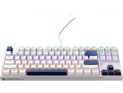 Machenike K500B-B87 Μηχανικό Gaming Πληκτρολόγιο 60% με Custom Red Διακόπτες RGB White