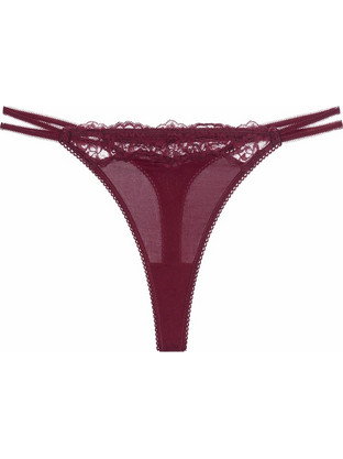 Dorina Γυναικείο String με Δαντέλα Μπορντό FXST0054MI127-RD0012