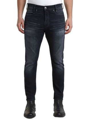 G-Star RAW Ανδρικό Τζιν Παντελόνι Ελαστικό Slim Εφαρμογή Navy Μπλε D05385-E639-J373