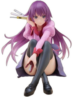 Taito Monogatari Series Desktop Cute Figure Hitagi Senjougahara 13cm