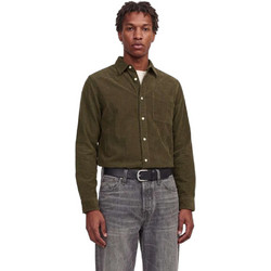 Jack & Jones Jprbluray Ανδρικό Πουκάμισο Κοτλέ Κανονική Καφέ 12301352