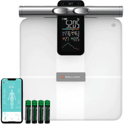 Welland FI2419LB Smart Ζυγαριά με Λιπομέτρηση & Bluetooth White