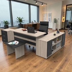 Stewe Home Σετ Γωνιακό Γραφείο Υπολογιστή Ξύλινο 140x60x73.8cm STE-005179-P5179