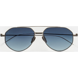 Kaleos KA-LIPPET-3 Ανδρικά Γυαλιά Ηλίου Aviator Μεταλλικά Ασημί με Μπλε Φακό