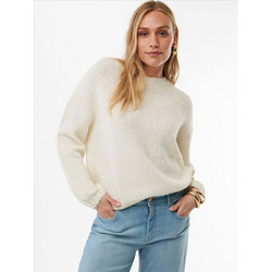 Mexx Γυναικεία Πλεκτή Μπλούζα Εκρού MF006600663W-110104