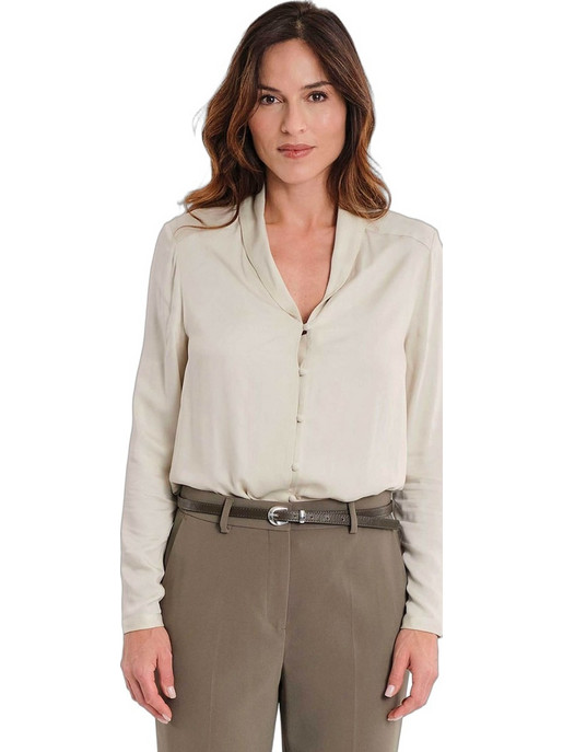 Gerry Weber Γυναικείο Πουκάμισο 3/4 Μεταξωτό Mονόχρωμο Πράσινο Mint N71042699038
