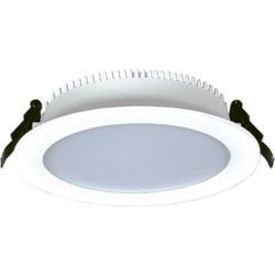 Χωνευτό Φωτιστικό LED downlight 24W 4000K (ΦΩΣ ΗΜΕΡΑΣ) Φ225x35mm (Φ208mm κοπή) IP44 LIGHTEX 2401201200007
