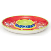 Ορντεβιέρα κεραμική με θήκη για dip Tex-Mex