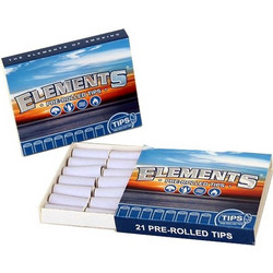 Τζιβάνες προτυλιγμένες ELEMENTS PREROLLED TIPS με 21 τεμάχια