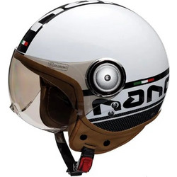 Beon B-110 White / Black Κράνος Μηχανής Jet 1000gr