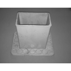Ταρατσόγωνο Υδρορροής 6Χ10 PVC