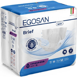 Egosan All in One Diapers Maxi Medium Πάνες Ακράτειας 4 Σταγόνες 15τμχ