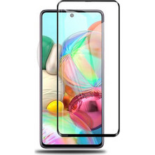 Full Glue 9D Tempered Glass Samsung Galaxy A71 - Black