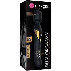 Dorcel Dual Orgasms Δονητής Μασάζ 24cm Μαύρος