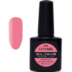 Elixir Semigel 823 Reddish Brown Ημιμόνιμο Βερνίκι Νυχιών 8ml