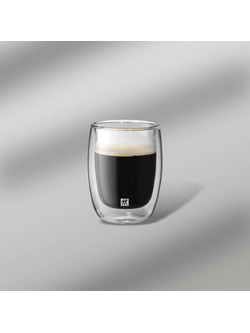 Zwilling Σετ Ποτήρια Καφέ Γυάλινα Transparent 2τμχ 39500-075