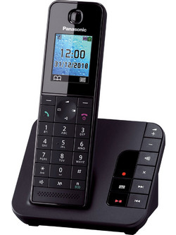 Panasonic KX-TGH220 Ασύρματο Τηλέφωνο με Ανοιχτή Ακρόαση Μαύρο