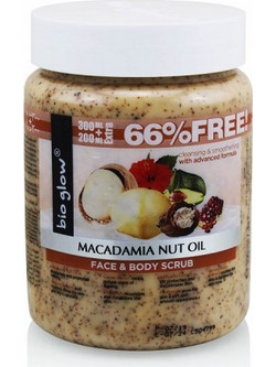 Bio Glow Macadamia Nuit Oil Face & Body Scrub Προσώπου 500ml