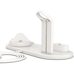 UD15 3 in 1 Dock Station Φόρτισης για Apple iPhone / Android / Type-C Συσκευές - Λευκό