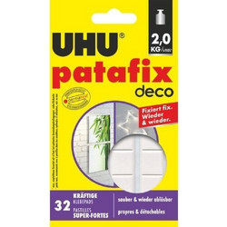 Δυνατά αυτοκόλλητα σε μορφή Πλαστελίνης - UHU Patafix Deco 32 Glue Pads