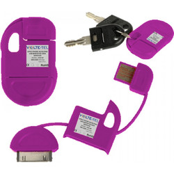 VOLTE-TEL ΚΑΛΩΔΙΟ APPLE IPHONE 30-PIN 4G/4S USB-A ΦΟΡΤΙΣΤΗΣ-DATA ΜΠΡΕΛΟΚ VCD-04 PURPLE