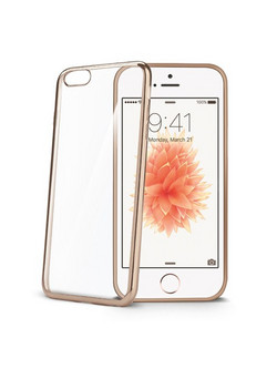 Celly Cover Case Laser iPhone 7/8 - Gold (LASER800GD)