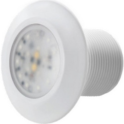 Acqua Source Χωνευτό Κουμπωτό (63mm) Φωτιστικό LED 10W RGB ABS Πλαστικό Λευκό