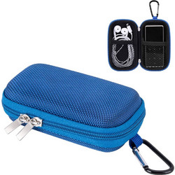 AGPTEK Φορητή θήκη Μπλε Για συσκευές αναπαραγωγής MP3 Player 1.8inch, iPod Nano, Ακουστικά, Μετρητά, Κλειδιά, Κάρτες (B01N5PZC6Q)