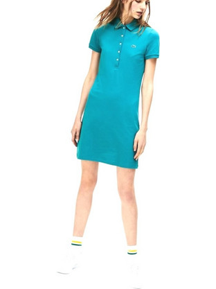 Lacoste Mini Καλοκαιρινό Καθημερινό Φόρεμα Τιρκουάζ EF8470-S6T