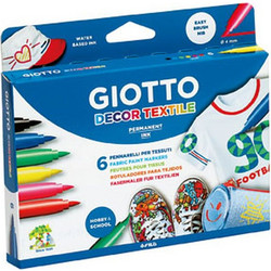 ΜΑΡΚΑΔΟΡΟΙ GIOTTO DECOR TEXTILE (6 τμχ) (494800)
