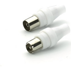 VIVANCO COAX PLUG SET FOR ANTENNA white